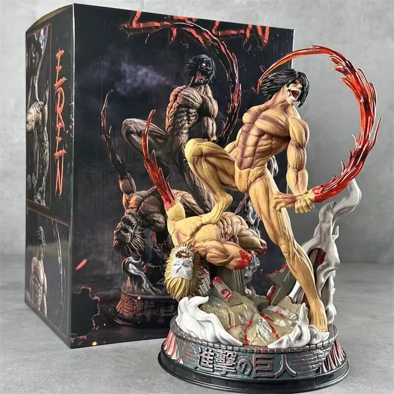 Anime Attack On Titan Eren Combat Form GK Figure - Image 5