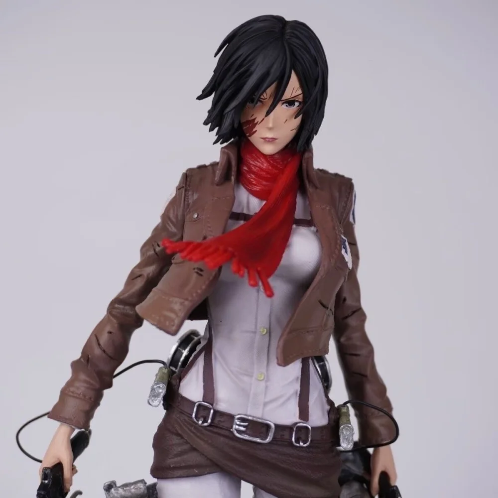 30cm/11.81inch Anime Attack on Titan Mikasa Ackerman GK Figure - Image 6