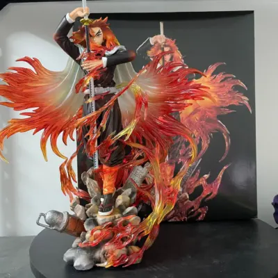 30cm Demon Slayer Rengoku Kyoujurou Flame Hashira Gk Figure