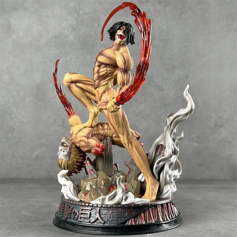 Anime Attack On Titan Eren Combat Form GK Figure - Image 2