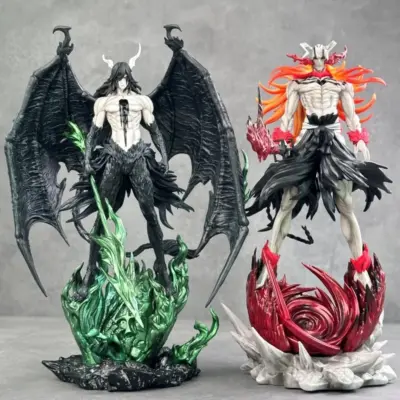 Bleach 30cm Ulquiorra Schiffer 2.0 Black Wing Kurosaki Ichigo 3.0 Vasto Lorde GK Statue