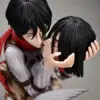 Attack on Titan Kiss of Death Mikasa Ackerman Hold Eren Jaeger GK Figure - Image 3