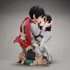 Attack on Titan Kiss of Death Mikasa Ackerman Hold Eren Jaeger GK Figure - Image 2