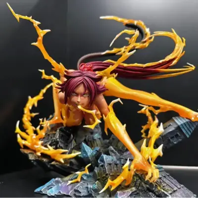 New 25cm Bleach Thousand Year Blood War Yoruichi Shihouin Anime Gk Figure