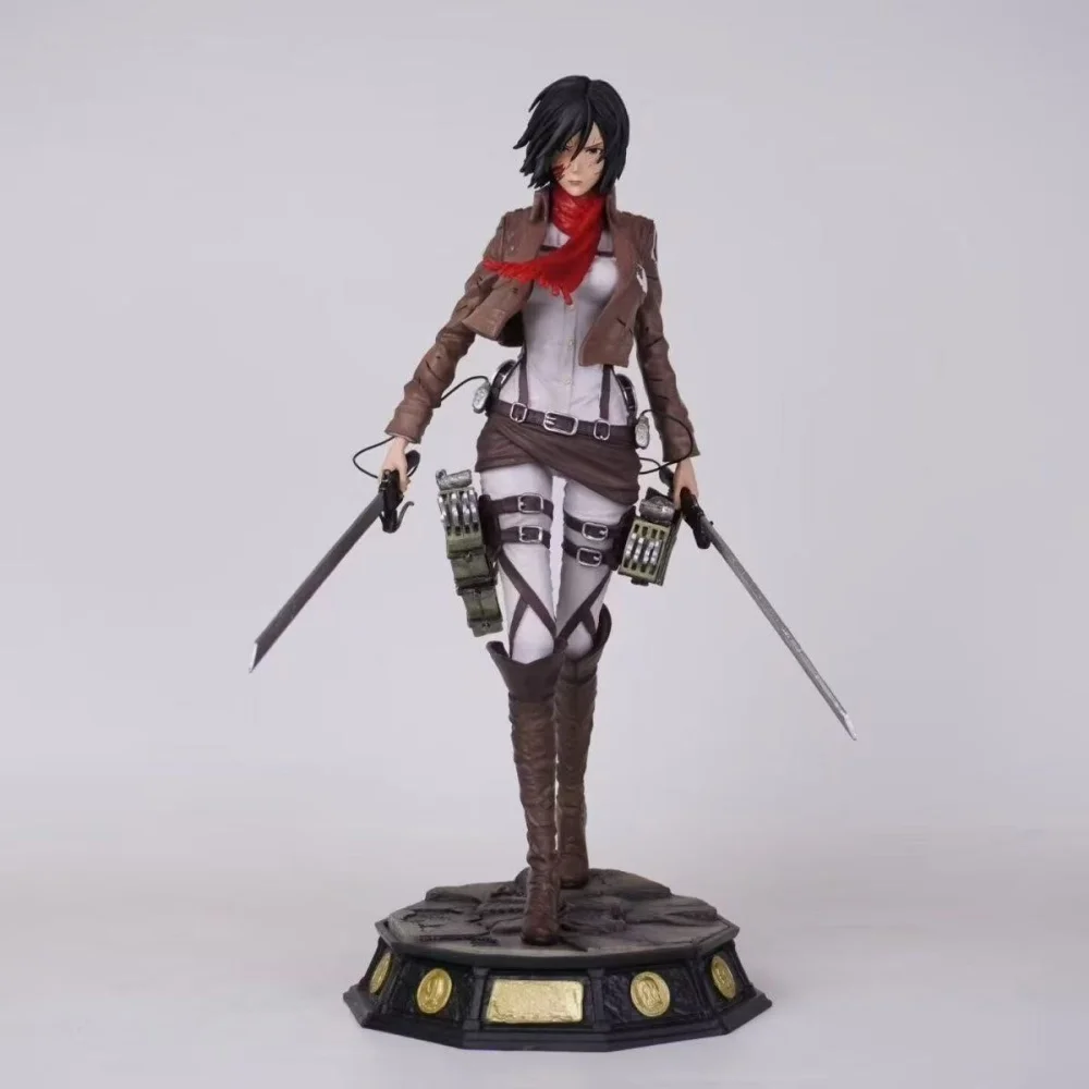 30cm/11.81inch Anime Attack on Titan Mikasa Ackerman GK Figure - Image 2