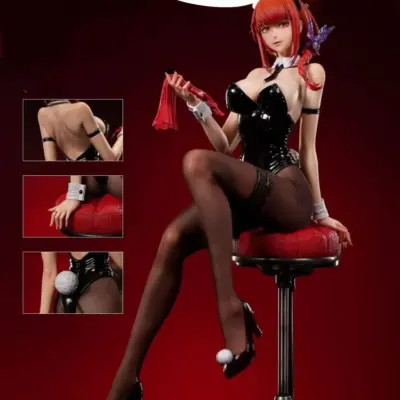 Chainsaw Man Makima 1/4 Anime Figure Large Proportion of Bunny Girls Action Figure