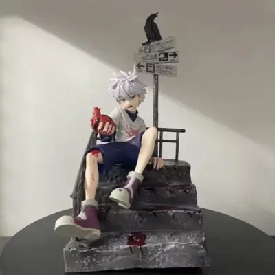 34cm Hunter X Hunter Killua Zoldyck Pvc Action Figure