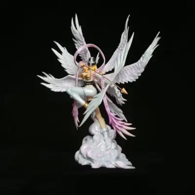 New Anime Digimon Angewomon Moon Temple GK Statue PVC Figure