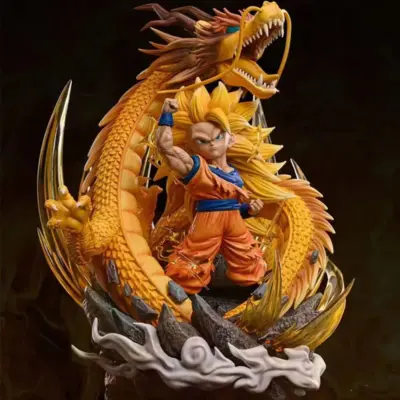 14CM Dragon Ball Z Figure Ssj3 Goku Action Figure