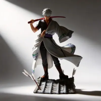 Gintama Sakata Gintoki Limited Edition Anime GK Model 30cm PVC Statue