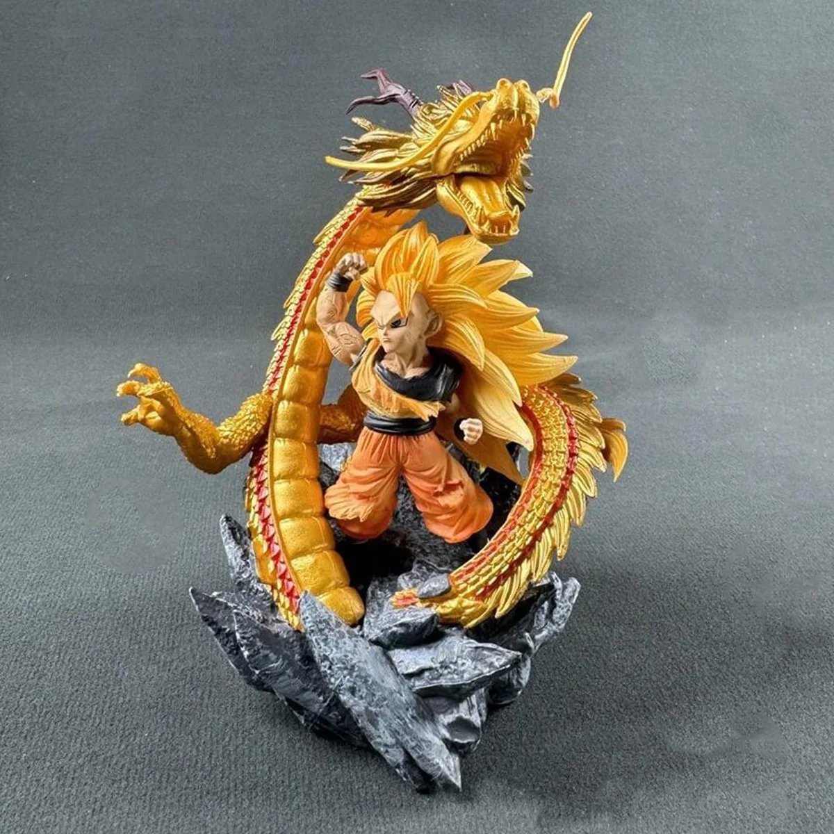 14CM Dragon Ball Z Figure Ssj3 Goku Action Figure - Image 2
