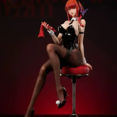 Alternative view of Chainsaw Man Makima 1/4 Anime Figure Large Proportion of Bunny Girls Action Figure